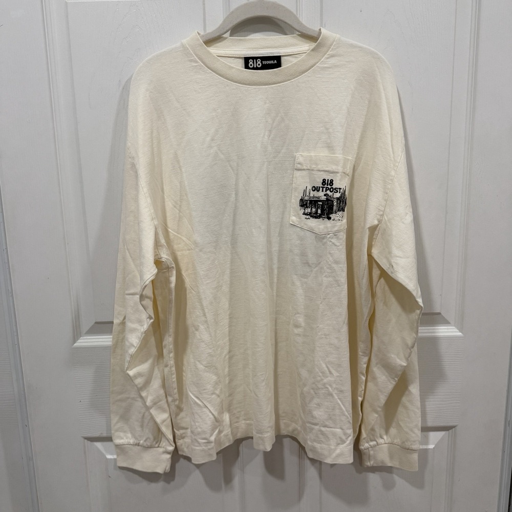 Women's 818 Post Tequila Coachella Tshirt Size Medium Cheery Los Angeles Kendall - Picture 2 of 9